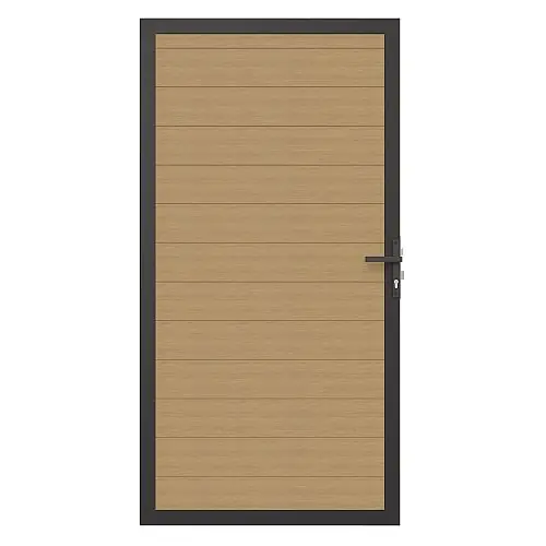 Lage Prijs NewTechWood co-extrusie composiet deur glad red cedar 100x195 cm