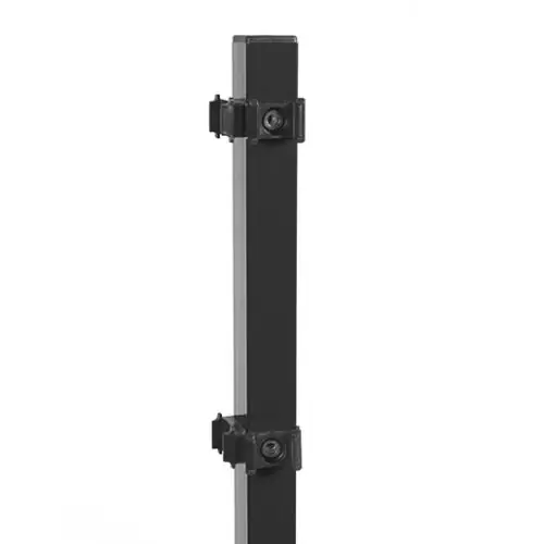 Gereduceerde Prijs Metalen tuinpaal hoek 4x4x150 cm antraciet 103561