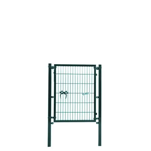 Nu Kopen Metalen tuinhekpoort enkel compleet groen 100x100cm 103544