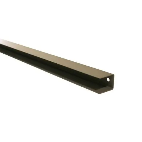 Bestseller H-gleufpaal stalen afdekkap met structuur poedercoating 4,5x3,7x224 cm kwartsgrijs RAL7039