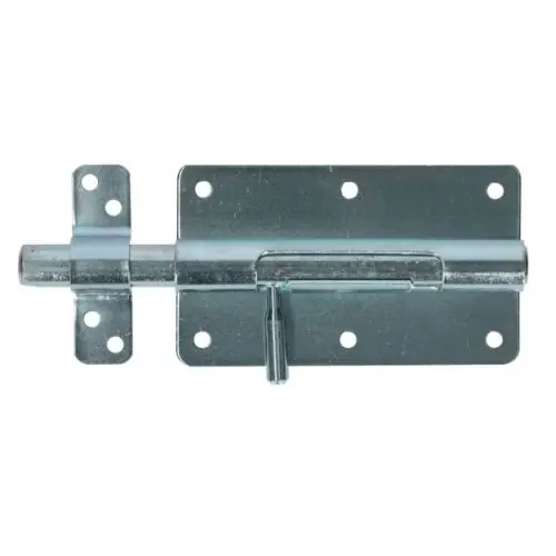 Plaatgrendel 120x81 mm Verzinkt Beperkt Aanbod
