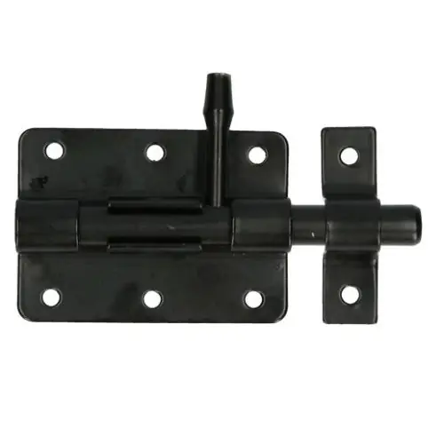 Goedkoop Plaatgrendel 65x50 mm Zwart