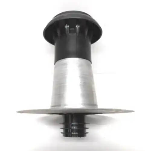Must-Have Platdakontluchting alu dubbelwandig 90/100 mm