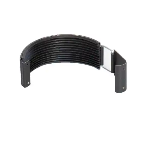 Redfox dakgoot verbindingstuk met rubber 125mm - RAL 9005 Flitsaanbieding
