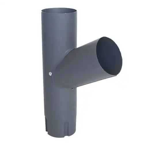 RedFox Y-stuk 90mm - RAL 7024 Lage Kosten