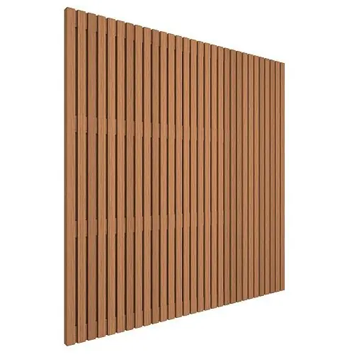 Tuinscherm Thermovision Ayous geschaafd latten recht 180x180 cm Rechtstreeks Van De Fabrikant