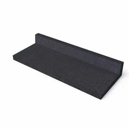 Oud hollands traptrede carbon 15x40x100 cm l-vorm Laatste Versie