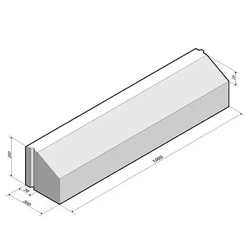 Rijwielpadband 7/20x20x100 cm grijs Weekendaanbieding