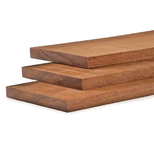 Beschoeiingsplank hardhout 2x20x400 cm Populair