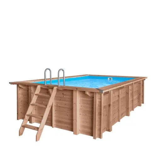 Luxe houten zwembad Santa Cruz Koopje