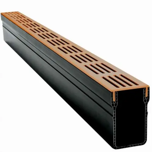Garden Drain cortenstaal goot 6,5x10x100 cm Koop Vandaag
