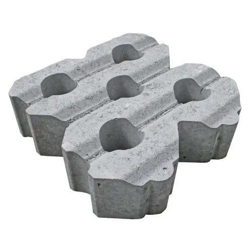 Grasbetontegel type H 40x40x12(rondom hol-dol) K85911 BK25 Veilige Betaling