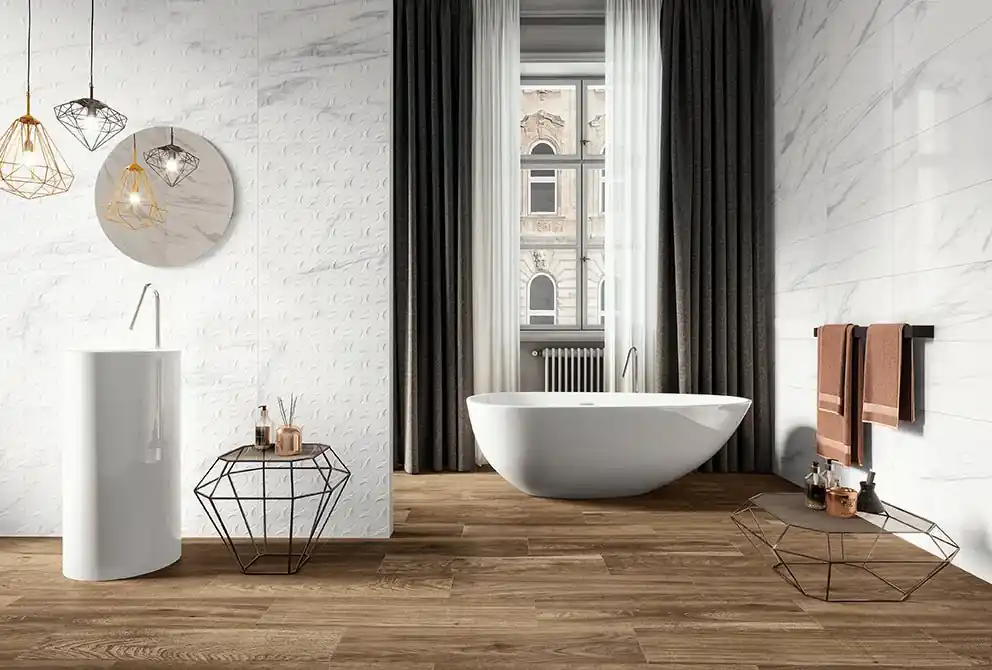 Hete Deal Vloertegel/Wandtegel Flaviker Verity Donker Eiken Houtlook R10 15x90