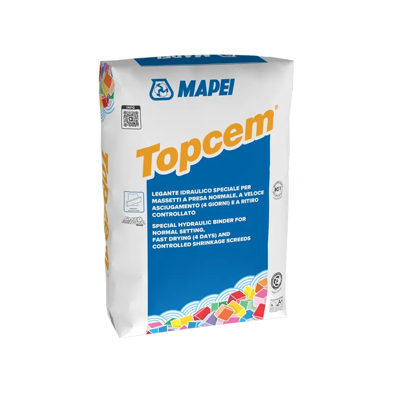 Mapei TOPCEM hydraulisch bindmiddel voor normaal uithardende, snel drogende dekvloeren 20kg Aanbieding