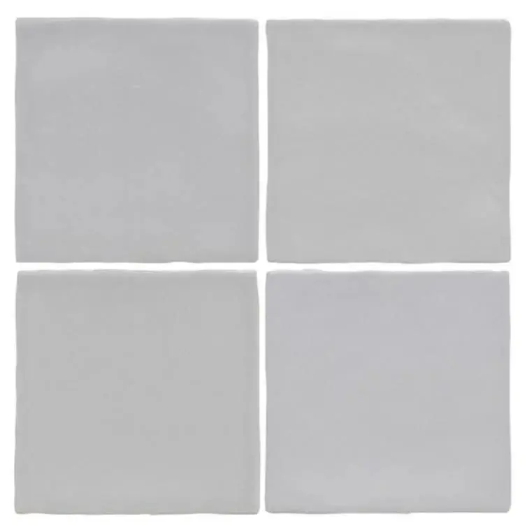Wandtegel Handvorm Terre WoW Grey Glossy Grijs Glans 15x15 Seizoensaanbieding