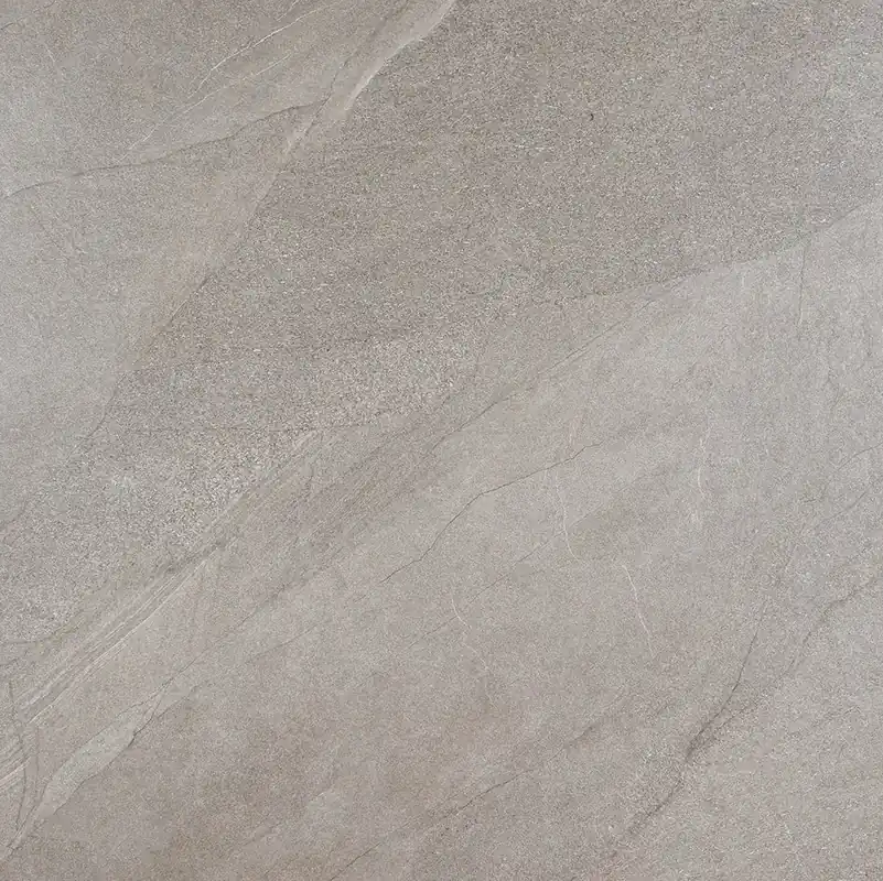 Vloertegel/Wandtegel Kerabo Indo Silver Grijs Natuursteenlook 60x60 Gratis Retour