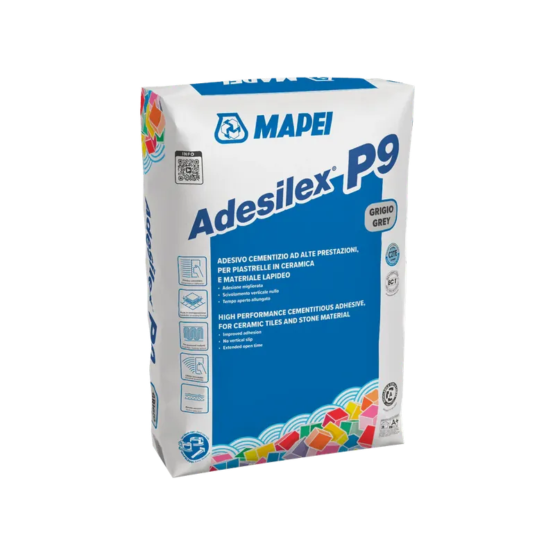 Mapei ADESILEX P9 De eerste en klassieke cementlijm van Mapei voor keramiek 25kg Snelle Levering