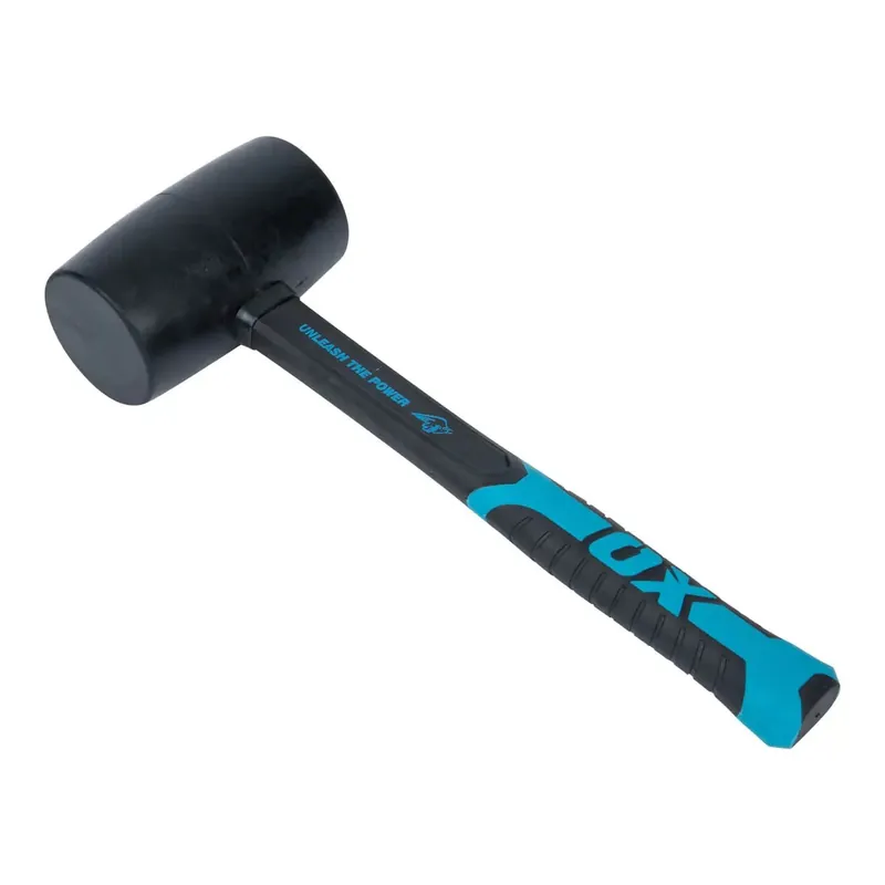 Gecertificeerd OX Trade Rubber Hamer Zwart 680 gram