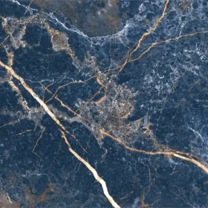 Gecertificeerd Vloertegel/Wandtegel Douglas Blue Gepolijst Blauw Marmerlook 60x120