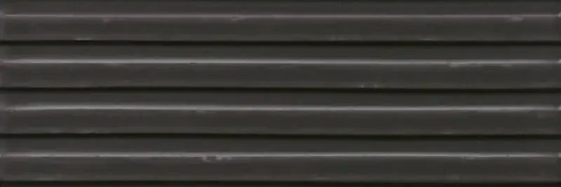 Wandtegel Equipe Cerámica Gare Antraciet Relieve Glans 10x30,5 Beperkt Aanbod