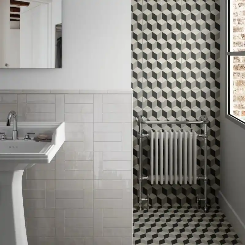 Speciale Aanbieding Wandtegel Equipe Cerámicas Country Gris Claro Grijs Glans 6,5x20