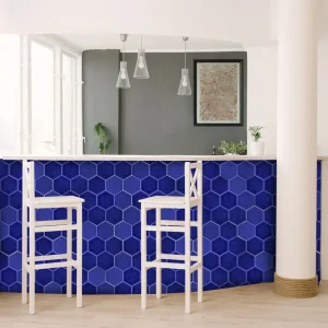 Wandtegel Navale Prime Cobalto Blauw Hexagon Klein Glans 10,8x12,4 Hete Deal