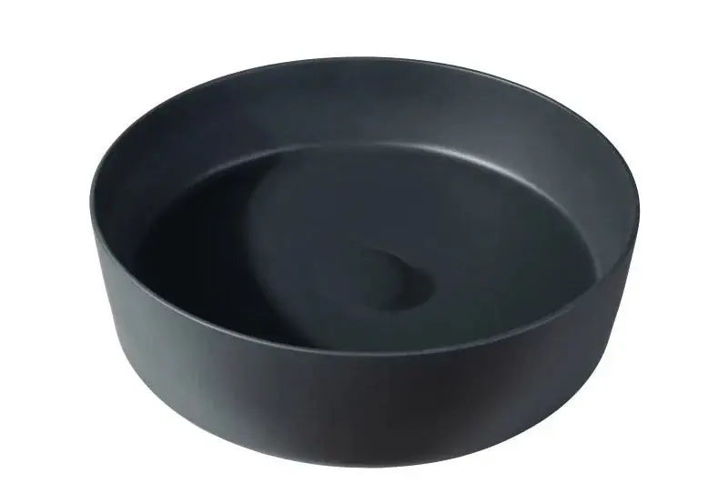 Sanitair Sani Waskom Solid Surface Antraciet Mat 39x39x10,8cm Betaalbaar