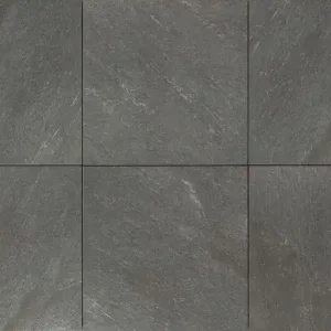 Keramische tegel 60x60x3 cm Tre Palermo Antracite gerectificeerd Veilige Betaling