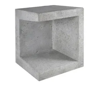 Goedkoop U-hoekelement 40x40x50 grijs