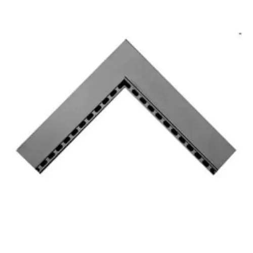Favoriet Sleufgoot aluminium Sidedrain/75 binnenhoek 500/500 mm