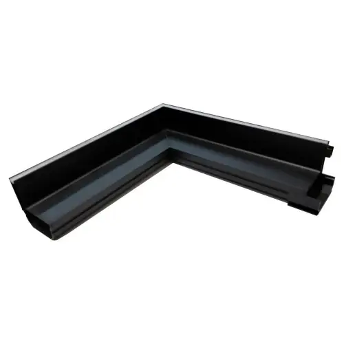 Rechtstreeks Van De Fabrikant Sleufgoot zwart aluminium Sidedrain/75 buitenhoek 500/500 mm