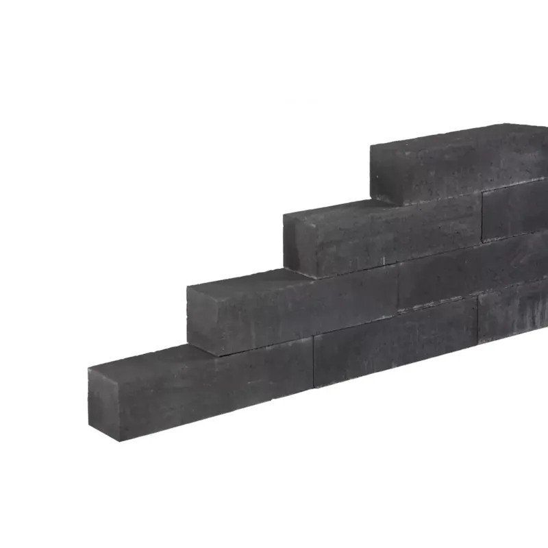 Linea Block small Black 60x12x12 cm Hoge Kwaliteit