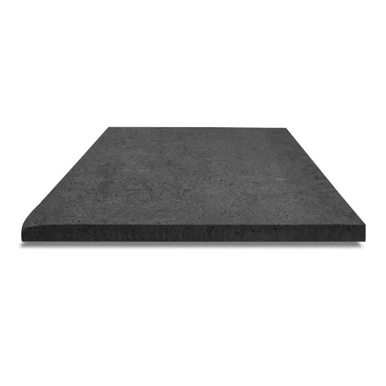 ArtiStone zwembadrand hoekstuk 90 graden 100x100x5 Carbon Meest Verkocht
