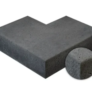 Schellevis Traptrede hoekstuk 40x20 buiten 90° antraciet massief Uitverkoop