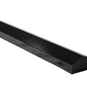 Premium muurafdekband 2-zijdig 39x100 zwart gecoat