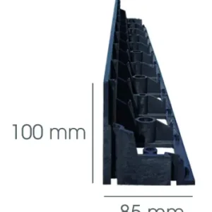 Beperkt Aanbod Kantopsluiting kunststof Ge-pro Uni 45x85x1000 mm (hxdxl)