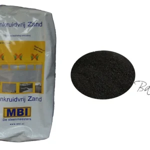 Gecertificeerd MBI onkruid-remmend voegzand (20 kg) Basalt