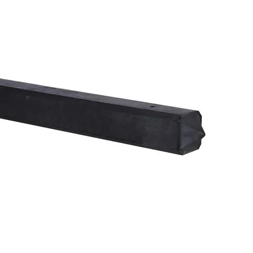 Eindpaal Punt 10x10x180 (sponning 37 cm) Antraciet Seizoensaanbieding