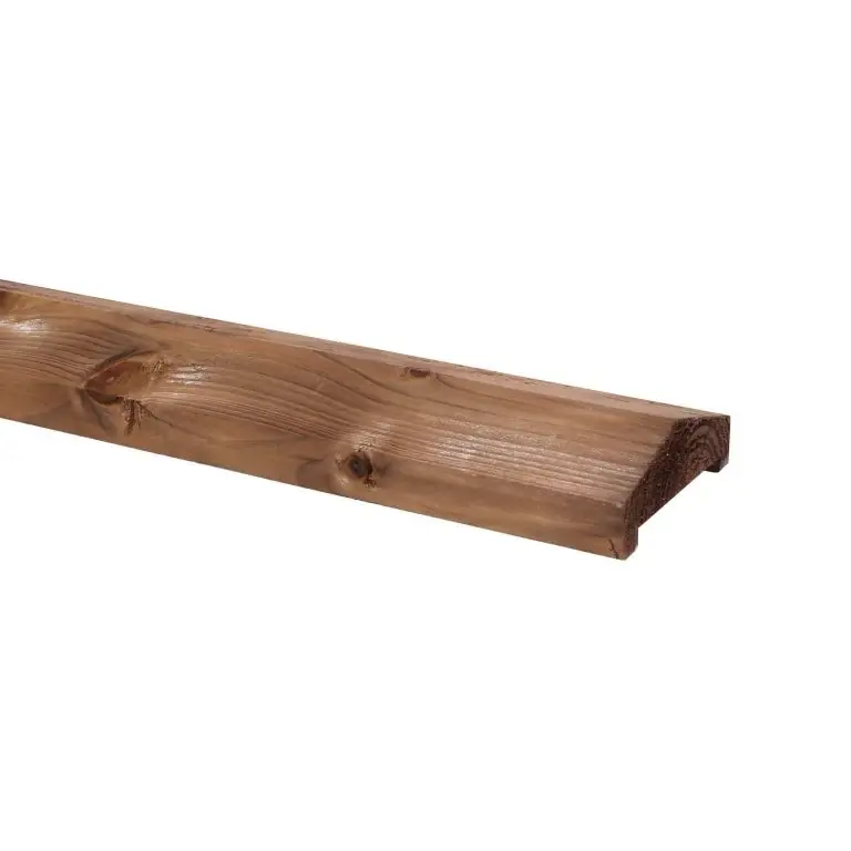 Nobifix afdekkappen - recht teruggedroogd/geïmpregneerd 220 cm (2-zijde aflopend) Populair