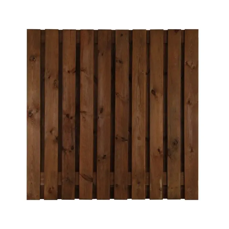 Nobifix scherm 21 planks - recht 180x170 cm (bxh) Op = Op