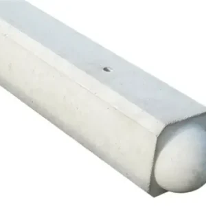Tussenpaal Bol 10x10x180 (sponning 37 cm) Wit Flitsaanbieding
