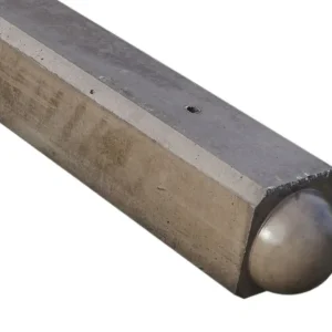 Shop Nu Tussenpaal Bol 10x10x310 (sponning 54 cm) Taupe