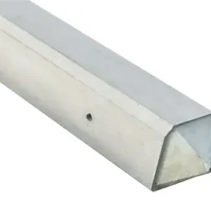 Favoriet Tussenpaal Punt 10x10x275 (sponning 37 cm) Wit