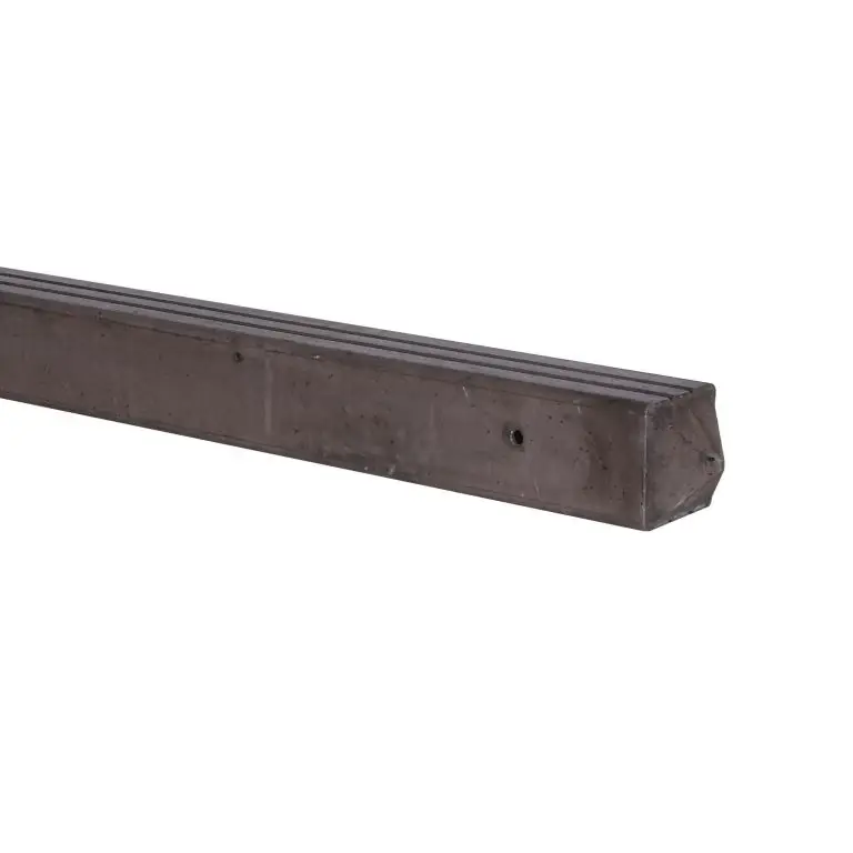 Tussenpaal Rabat 10x10x270 (sponning 207 cm) Taupe Finale Uitverkoop