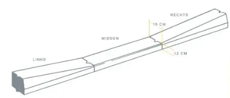 Inritband mv-13/15x25x100 links grijs vis Finale Uitverkoop