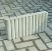Palissade band rond 6x25x50 grijs Populair