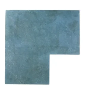 Afdekplaat / vijverrand Blauwsteen 50x25x3 cm Hoek met facet Beste Prijs