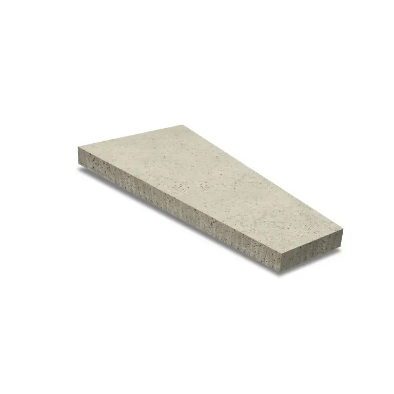 Trapezium tegel 120x60/30x8 cm Crème Shop Nu