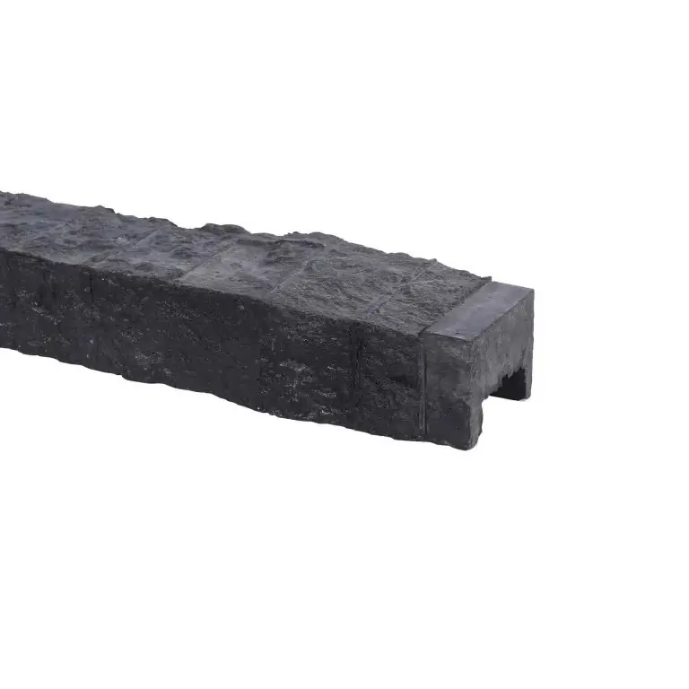 Weekendaanbieding Betonnen afdekkap granietmotief 177 cm Antraciet