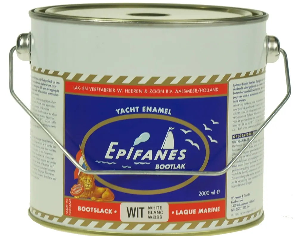 Gereduceerde Prijs epifanes bootlak (wit) 2 ltr
